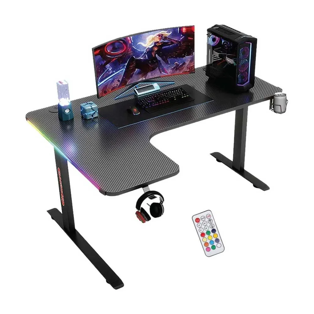 مكتب ألعاب D2200 كاربون فايبر RGB ١٦٠ سم