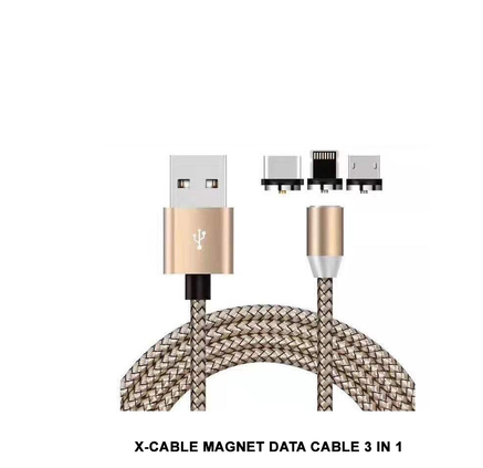 كابل USB مغناطيسي مايكرو USB لايتنينغ تايب-C 360 درجة
