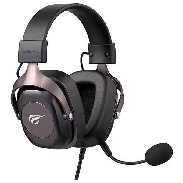 سماعة سلكية حول الاذن هافيت - HVMH H2002S BO - بطول 1.7 متر - اسود
