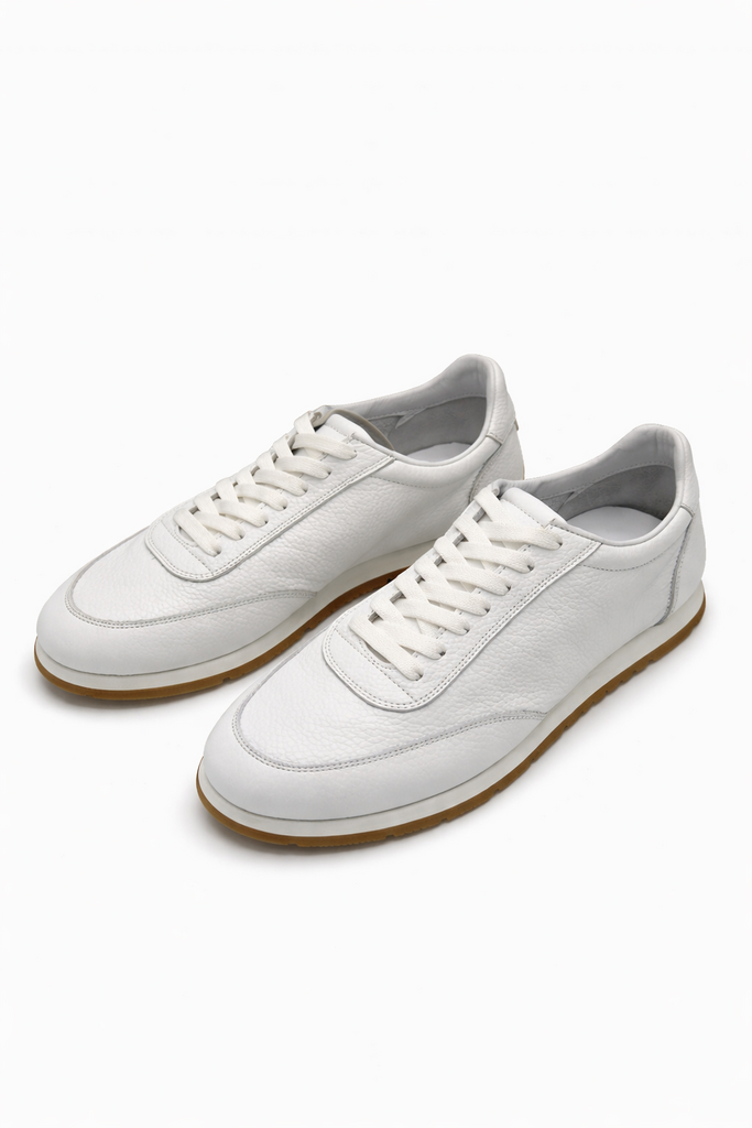 أحذية جلد رجالي من Grand Oxford - أبيض (44)