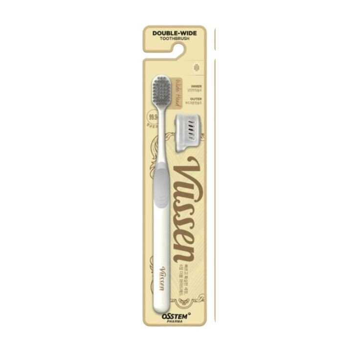 Double-Wide Antibacterial فرشاة أسنان Vussen