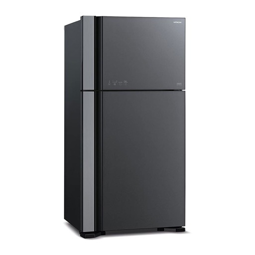 ثلاجة من هيتاشي 2 أبواب 562 لتر - HRTN7489DF / R-VG650PUQ7 (أسود)