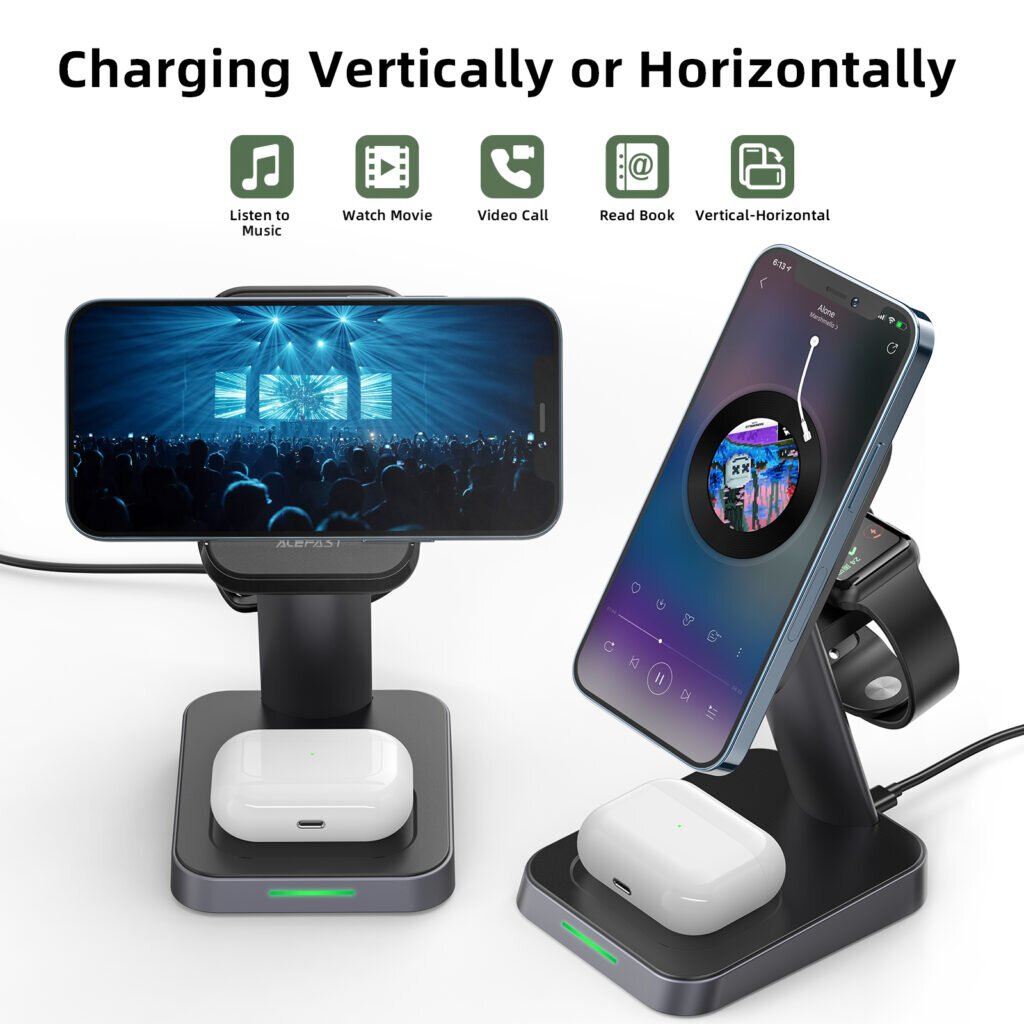 ACEFAST Desktop three-in-one wireless charging stand