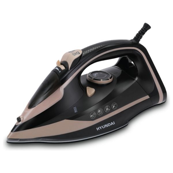 مكواة هيونداي بخارية - 2600 واط - HBM-629 - اسود