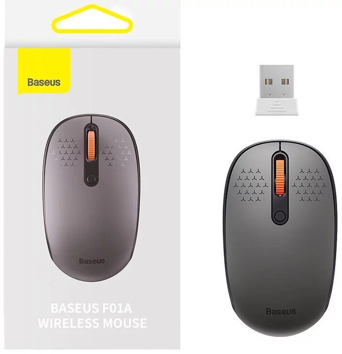 ماوس لاسلكي بيسوس (Baseus F01B) ثلاثي الأوضاع – أزرار صامتة واتصال بأجهزة متعددة