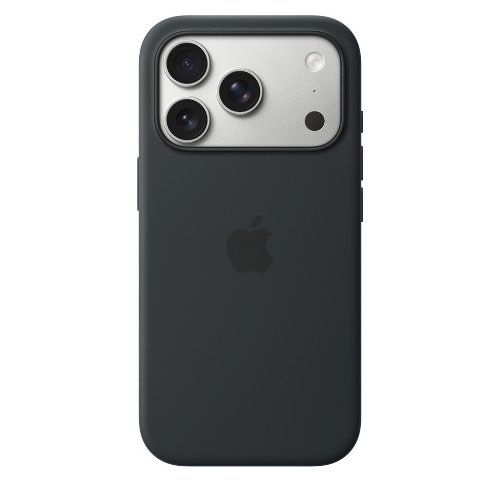 حافظة iPhone 17 Pro من السيليكون مع MagSafe - أسود
