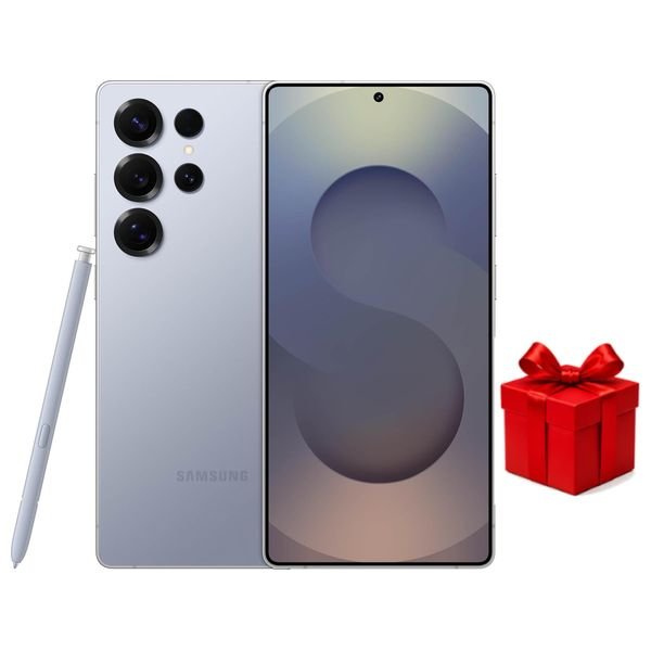 سامسونج جالاكسي S25 الترا - دبل سيم - شاشة 6.9 بوصة Dynamic LTPO AMOLED 2X - معالج كوالكوم سناب دراجون 8 ايليت - بطارية 5000 مللي أمبير بالساعة، 45 واط - Galaxy AI + هدية مجانية