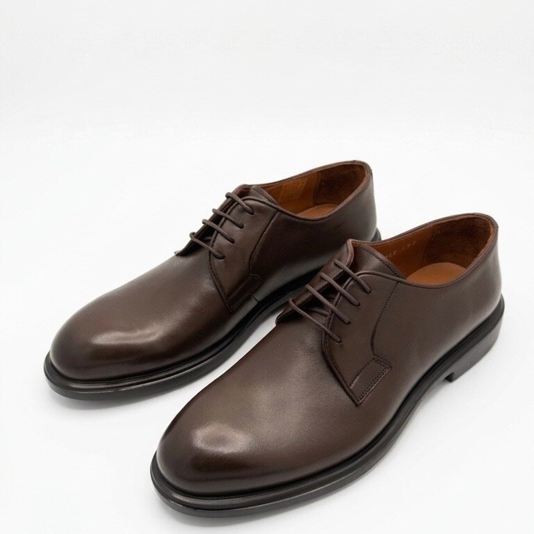 أحذية جلد رجالي من Grand Oxford - بني داكن (٤٤)