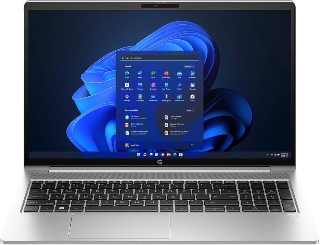 HP ProBook 455 G9 15.6" FHD، رايزن 7 5825U، 8GB رام، 512GB SSD، فضي (DOS)
