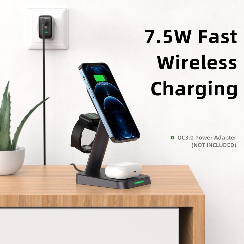 ACEFAST Desktop three-in-one wireless charging stand