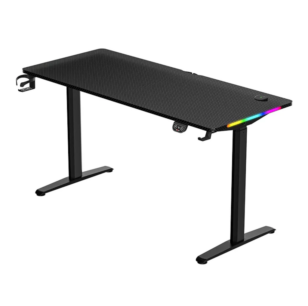 مكتب قيمنق Y101 كاربون فايبر RGB قابل للتعديل كهربائياً ١٦٠x٦٠ سم