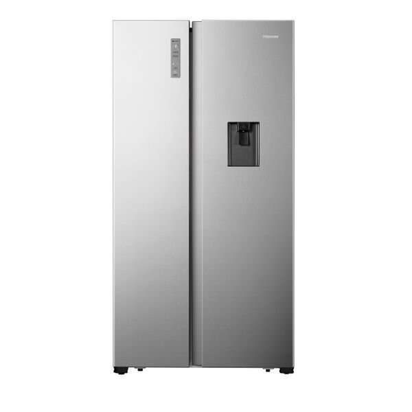 ثلاجة هايسنس فرنش دور ١٨ قدم مكعب - RS670N4ABG1 - فضي