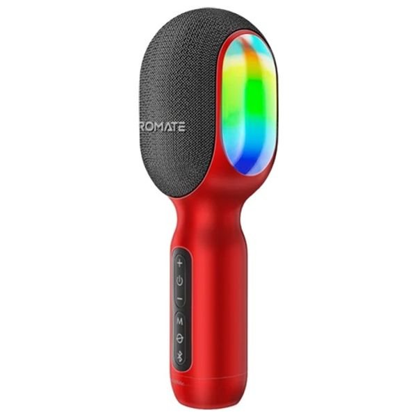 سماعة بلوتوث بروميت - VocalMic - بلوتوث 5 - بطارية بحجم 2500 مللي امبير - احمر