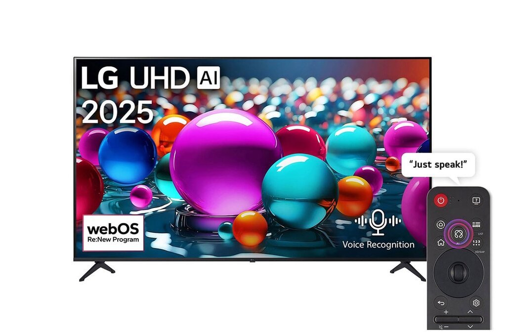 تلفزيون ذكي مقاس ٤٣ بوصة ٤K UHD من إل جي - 43UA85006LA (أسود)
