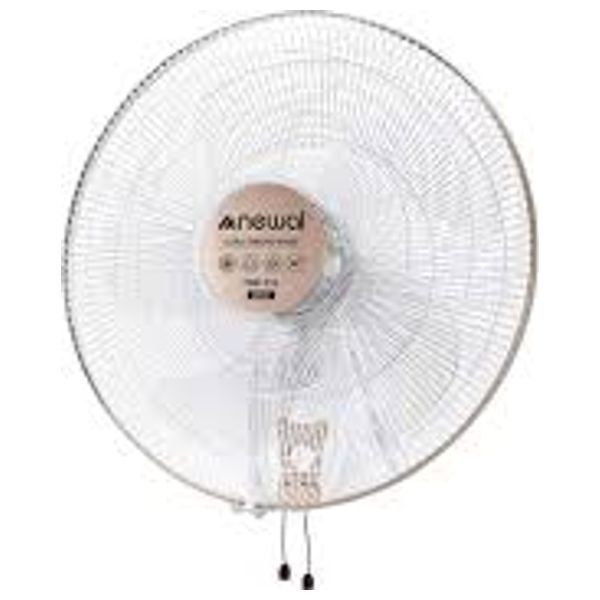 مروحة جدارية نيوال - 5 شفرات - 60-80 واط - 3 سرعات - FAN-314 - أوف وايت
