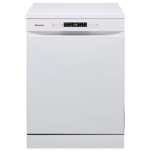 غسالة صحون هايسنس - 15 سيت - 8 برامج - HS623E91W - أبيض
