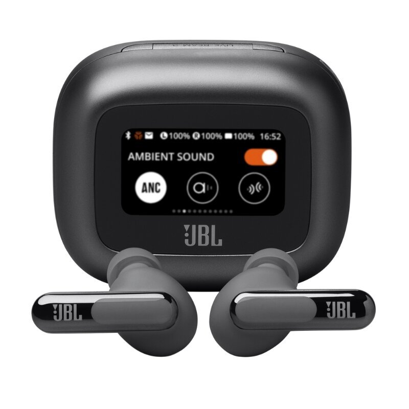 سماعات JBL Live Beam 3 لاسلكية لإلغاء الضوضاء مغلقة (أسود)