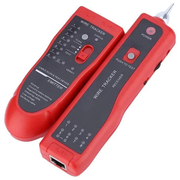 متتبع اسلاك RJ45 - MT-8674 - احمر