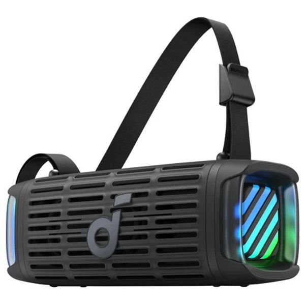 مكبر صوت بلوتوث محمول انكر - Soundcore Boom 3i - بطارية تعمل لمدة 16 ساعة - بقوة 50 واط - اسود
