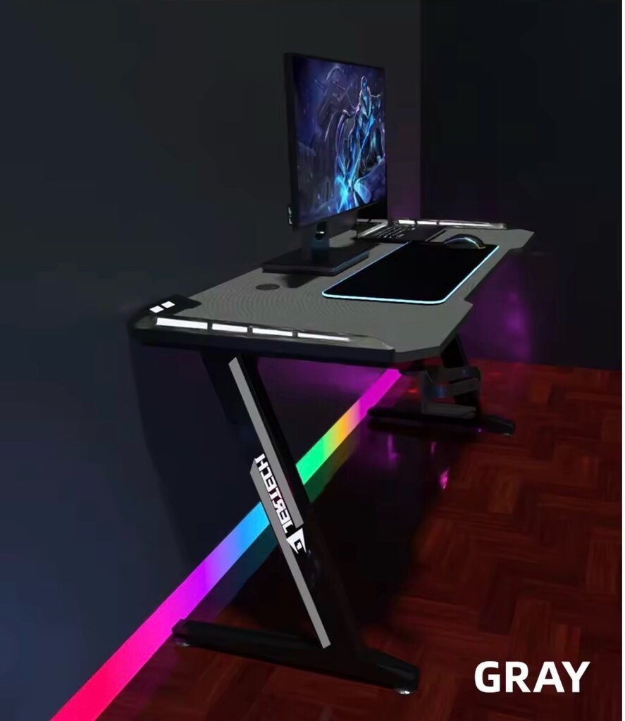 Jertech GD-216 Gaming Desk (Red)