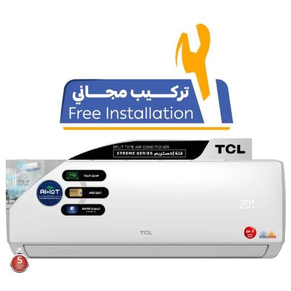 سبلت تي سي ال جداري - 2 طن - TAC-24CHSA/XE - تبريد وتدفئة - أبيض + تركيب مجاني
