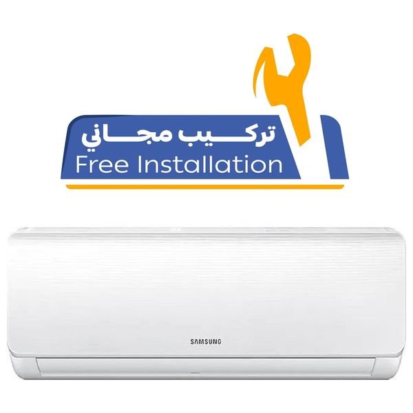 سبلت سامسونج جداري - 2 طن - AR24BQHQGWKN - ابيض - تركيب مجاني